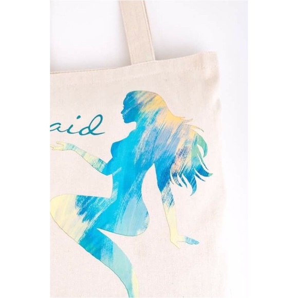 RESTOCKED Mermaid Canvas Eco Tote Bag - Picture 5 of 6